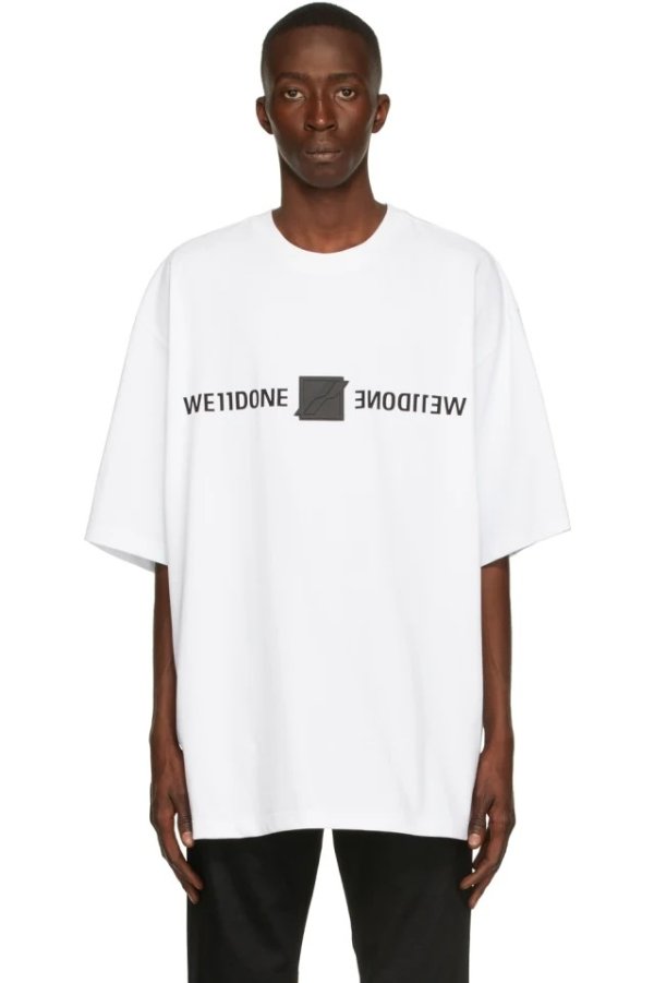White Mirror Logo T-Shirt