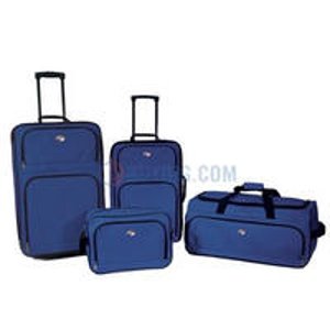 American Tourister 4 Piece Ultra Lightweight Luggage Set (BB/WDFL/UP21/25)