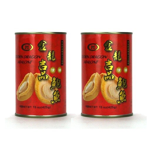 Golden Dragon Abalone in Brine (Ready-to-eat) Set of 2