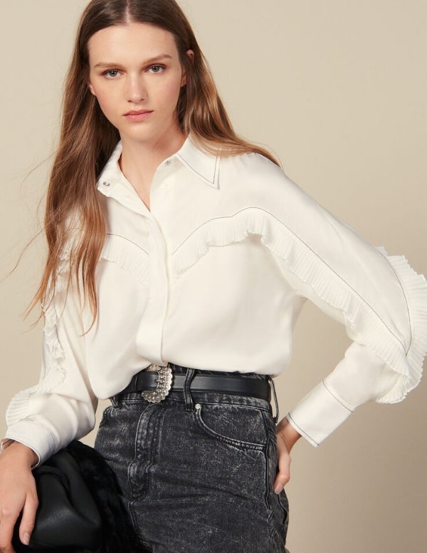 Shirt With Western Details