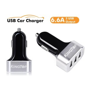 Kingtop 3 Port USB Car Charger