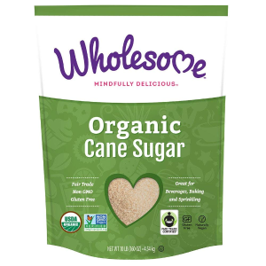 Wholesome Organic Cane Sugar, 10 Pound