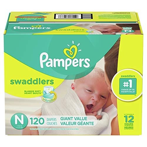Swaddlers Diapers, Size N