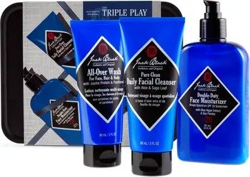 The Triple Play Face, Body & Hair Set $74 Value