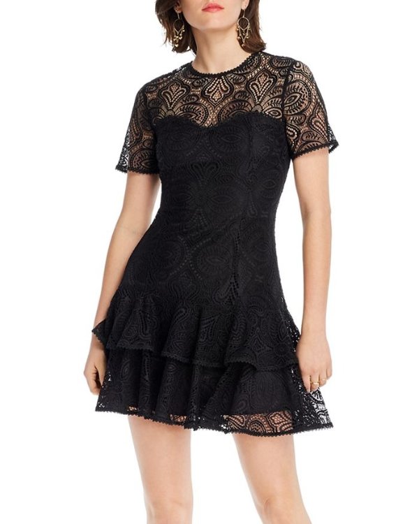 Maya Lace Mini Dress - 100% Exclusive