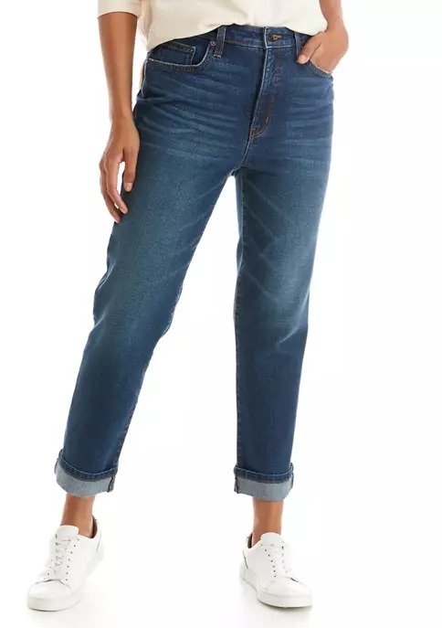 Women's High Rise Vintage Straight Jeans