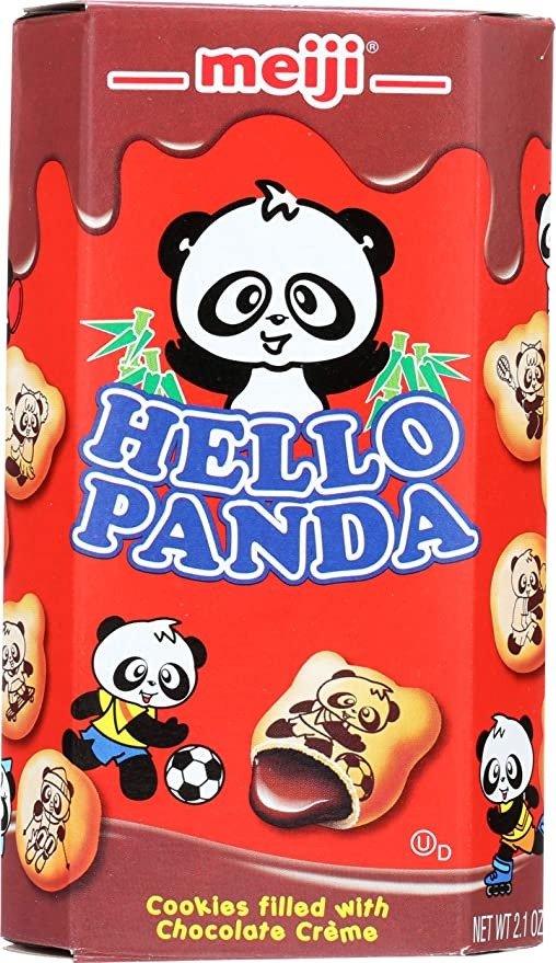 Hello Panda Biscuit with Chocolate Cream, 2.1 oz