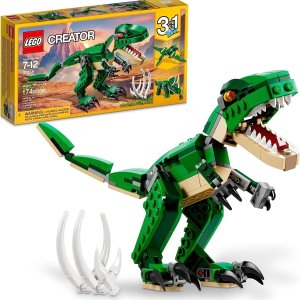 LEGO Creator 3 in 1 Mighty Dinosaur Toy, 31058