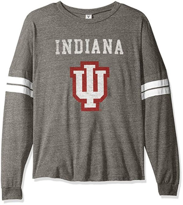 NCAA Women's Betty Long Sleeve Tri-Blend Football Jersey T-Shirt