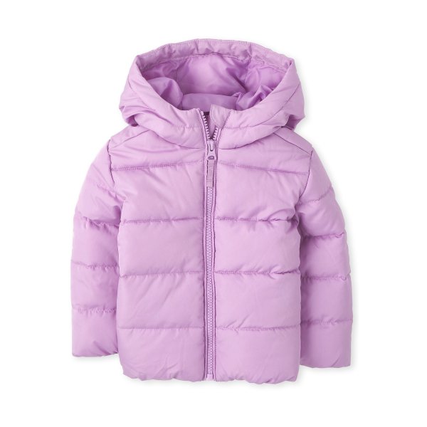 The Children's Place Baby Toddler Girl Puffer Winter Jacket Coat