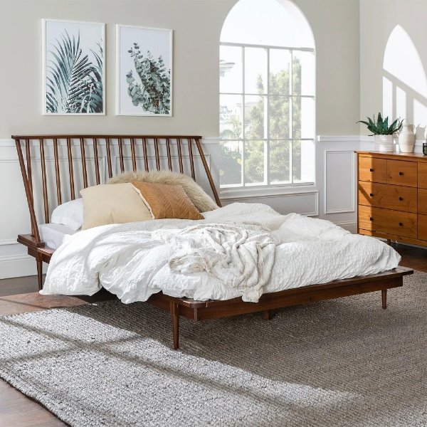 Blaney Solid Pine Wood Spindle Bed