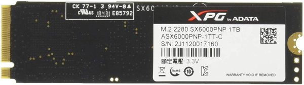 ADATA XPG SX6000 Pro M.2 2280 1TB 固态硬盘