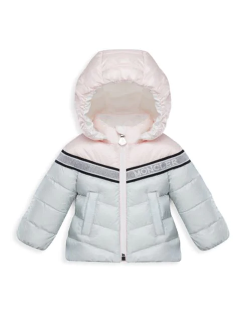 - Baby & Little Girl's Marik Hooded Down Puff Jacket