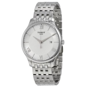 TISSOT Tradition Men's Silver Dial Stainless Steel Men's Watch