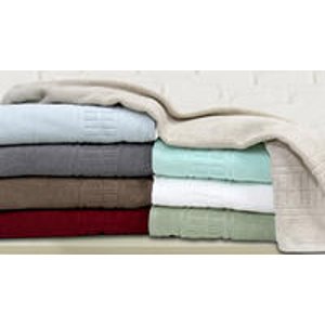 Amrapur 100% Cotton Zero Twist Towel Collection 6-pack