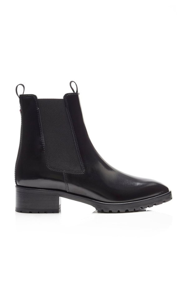 Karlo Leather Ankle Boots