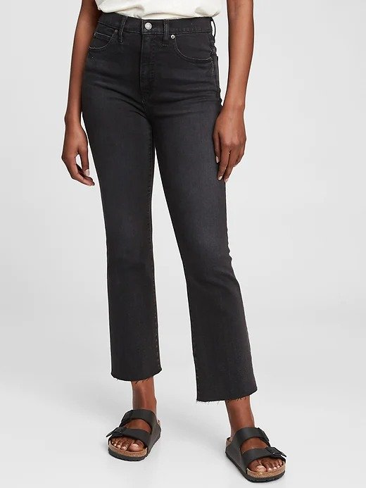 High Rise Kick Fit Jeans with Secret Smoothing Pockets