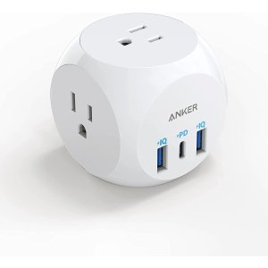 Anker Electrical Outlet Extender with 30W USB C Charger
