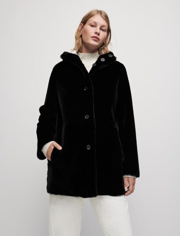 120GATINA Reversible shearling coat