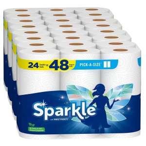 Sparkle 厨房纸巾24大卷 相当于普通卷48卷