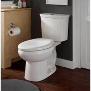  American Standard H2Option 2-Piece Dual Flush 1.6/1.0 GPF Right Height Elongated Toilet 