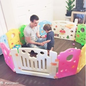 Foldable Baby Playpen Kids Activity Centre