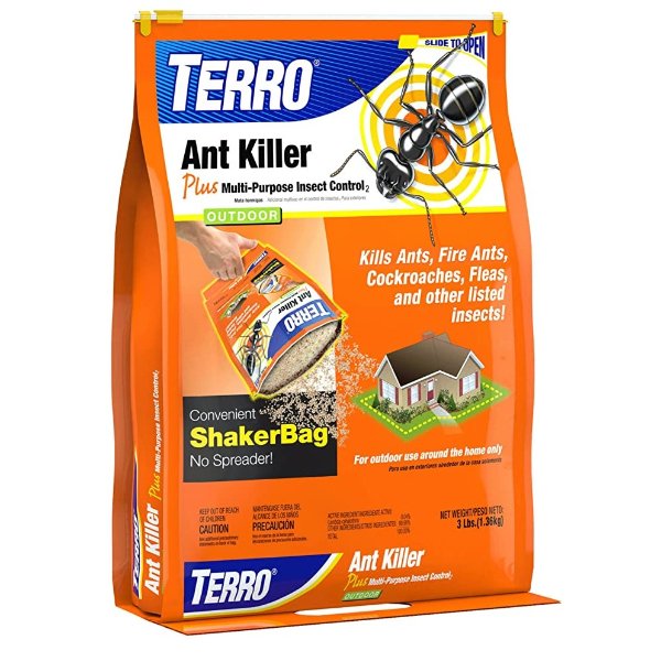 T901-6 Ant Killer Plus Multi-Purpose Insect Control for Outdoors - Kills Fire Ants, Fleas, Cockroaches, and Other Crawling Insects - 3lb