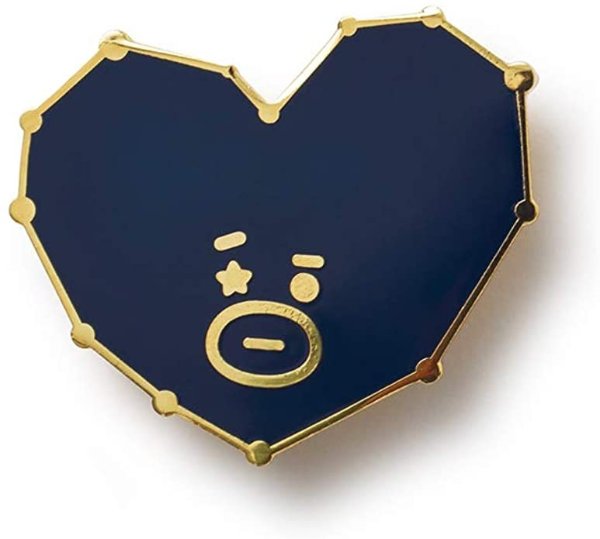 Official Merchandise by Line Friends Character Universtar Fashion Metal Badge Type 3