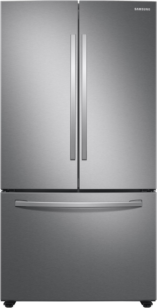 Samsung RF28T5001SR 36 Inch 3-Door French Door Refrigerator with 28.2 Cu. Ft. Capacity, Adjustable Tempered Glass Shelves, All-Around Cooling, Internal Ice Max, Sabbath Mode, ENERGY STAR®, and ADA Compliant: Fingerprint Resistant Stainless Steel