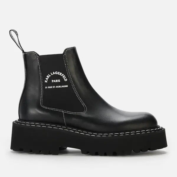 Women's Patrol Ii Leather Chelsea Boots - Black