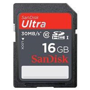 SanDisk 16GB SDHC Flash Memory Card