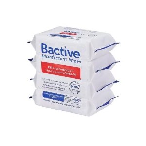 Bactive Disinfectant Wipes (320 Total Wipes; 80 per pack, 4 pk.)