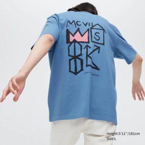Uniqlo Iconic works by Keith Haring, Jean-Michel Basquiat, and Kenny Scharf