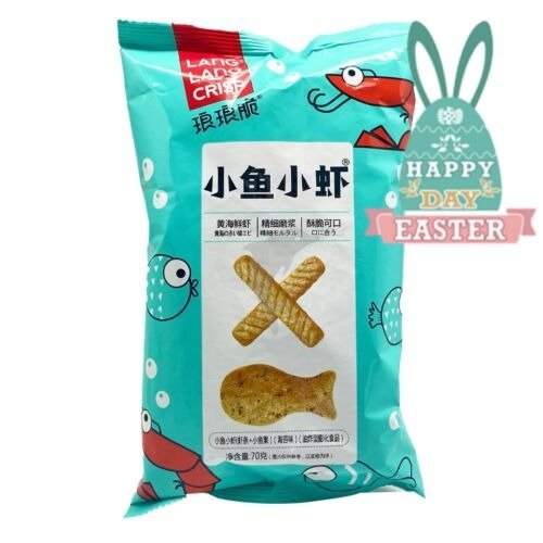 【复活节特惠】【海苔味】琅琅脆 小鱼小虾 70g