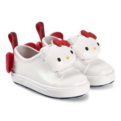 白色hello kitty果冻鞋