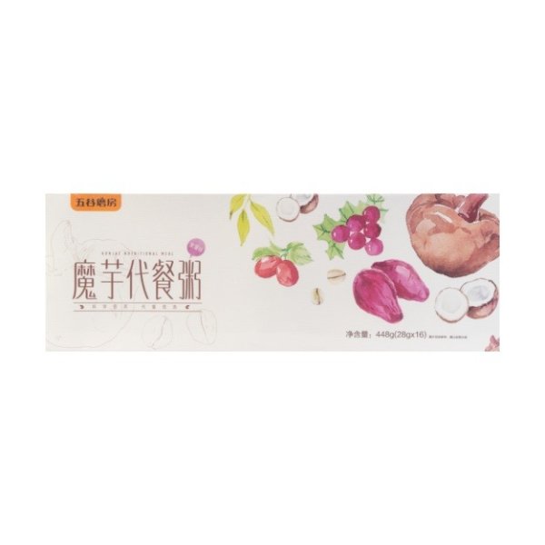 WUGU MOFANG Konjac Nutrional Meal Purple Yam Flavor 28g*16 servings
