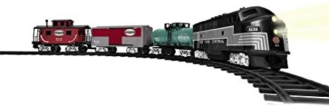 New York Central Ready-to-Play Set, Battery Powered Model Train Set with Remote