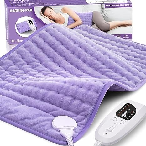 Heating Pad Gifts for Women, Mom - Heating Pad for Back Pain Relief, XL Electric Heating Pads for Period Cramps,Auto Shut Off & 6 Heat Settings - Gifts for Christmas,Birthday,Mothers Day,Valentine Day