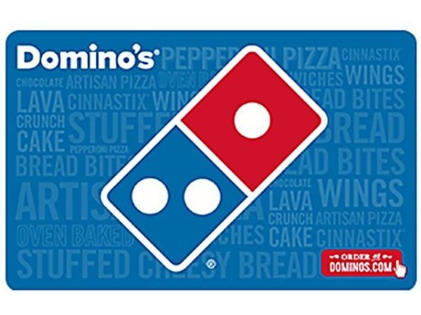 Domino's $25 Gift Card Limited Time Offer
