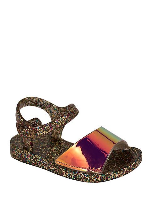 Girls Mixed Sparkle Jelly Sandals