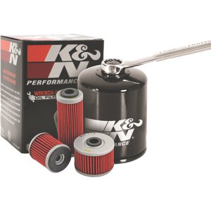K&N KN303 Black Wrench-Off Performance Gold Oil Filter