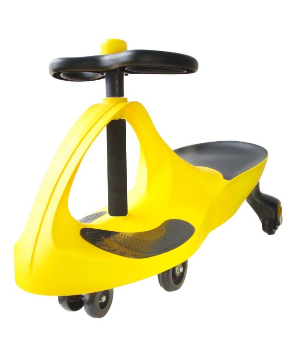 Yellow Premium Air-Horn Swing Car Ride-On