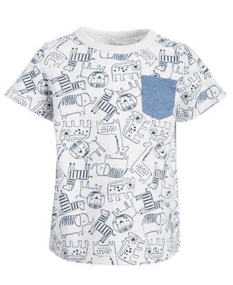 Toddler Boys Animal-Print T-Shirt, Created for Macy's