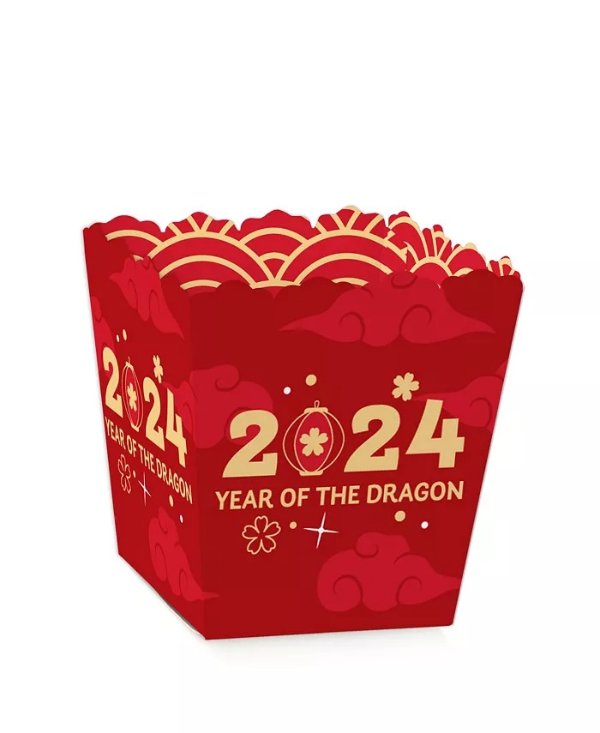 Lunar New Year - 2024 Year of the Dragon Treat Candy Boxes - Set of 12