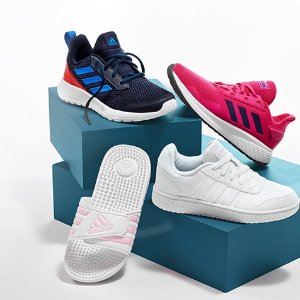 Adidas 等运动品牌童鞋促销，成人可穿大童款