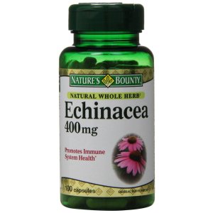 Nature's Bounty Natural Whole Herb Echinacea 400mg, 100 Capsules