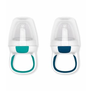 OXO totSilicone Self-Feeder 2 Pack - Teal / Navy