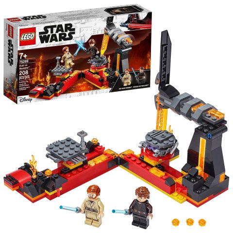 LegoStar Wars: Revenge of the Sith Duel on Mustafar 75269 Anakin Skywalker vs. Obi-Wan Kenobi Building Kit (208 Pieces)