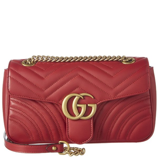 GG Marmont Small Matelasse Leather Shoulder Bag