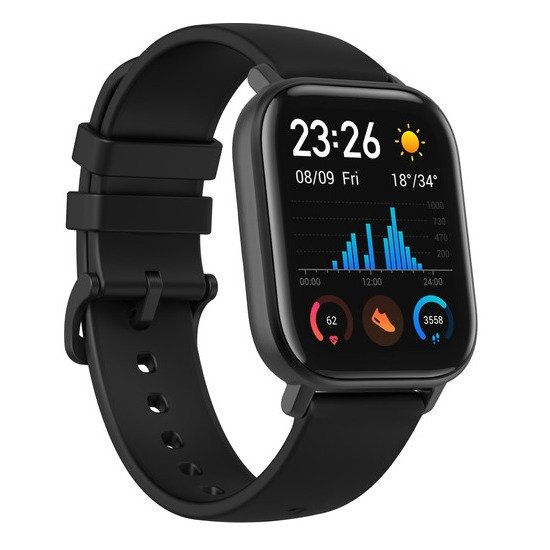 GTS Smartwatch with AMOLED Display & Silicone Band